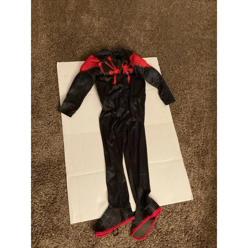 Miles Morales Spider Man Muscle Costume Hasbro Mask Marvel Across Spider Verse - Picture 4 of 11